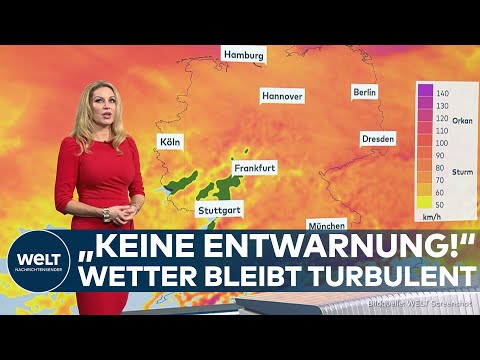 STURMTIEF ZOLTAN zieht zornig durch Deutschland - Vorsicht! So entwickelt sich das Wetter