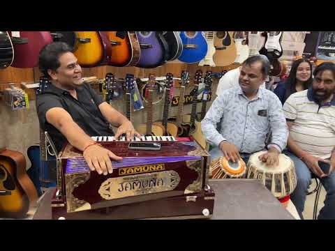 Mein Nazar Se pe Raha hu - Ustad Surinder Khan | Shibu | JAMUNA 4 Line Germany Reeds Harmonium |Live