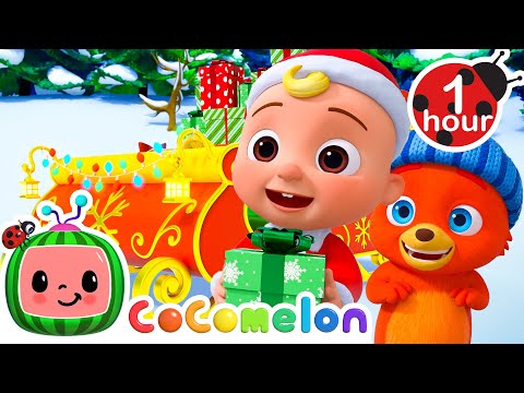 Bells on Santa's Red Sleigh | 1 Hour of CoComelon Animal Time Holiday Songs