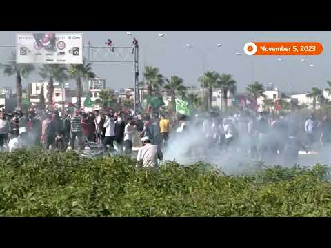 Pro-Palestinian crowds try to storm US base in Turkey