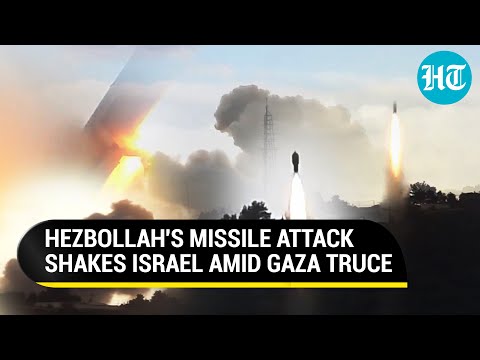 Hezbollah Attacks Israeli Aircraft Amid Truce In Gaza | Tensions Peak At Lebanon Border