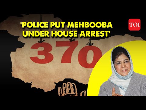 BIG Update SC Verdict on Article 370: Mehbooba Mufti under house arrest, LG Sinha rejects claim