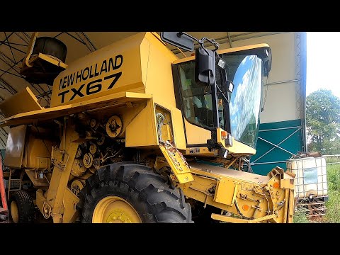 Oględziny i nie tylko New Holland TX67 Czujnik poziomowania hedera