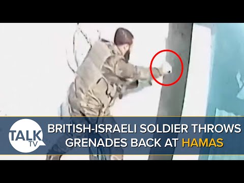 British-Israeli Soldier Throws Grenades Back At Hamas In Distressing Footage