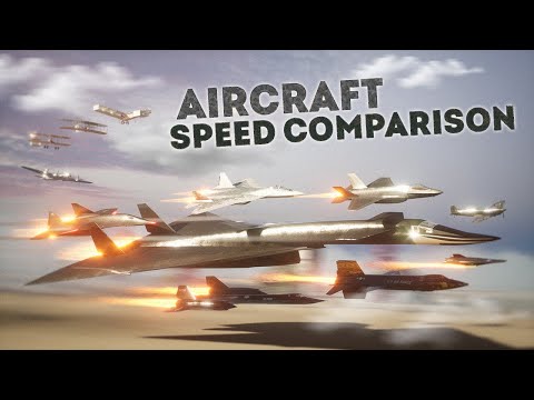 SPEED COMPARISON 3D | Aircraft