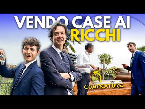 VENDERE case ai RICCHI: 24 ore da Agente Immobiliare di LUSSO - Giorno di Prova