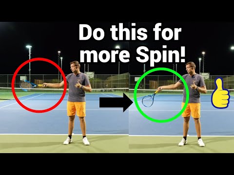 How to add topspin to your forehands