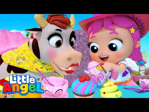 This is the Way to Tea Party! | La Vaca Loca | Kids Cartoons and Nursery Rhymes