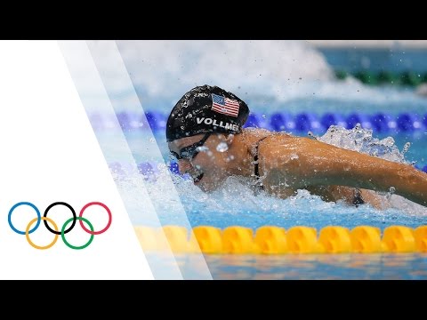 Dana Vollmer breaks World Record - Women's 100m Butterfly | London 2012 Olympics Games