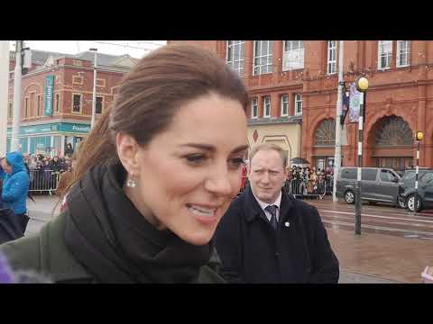 Prince William and Kate in Blackpool