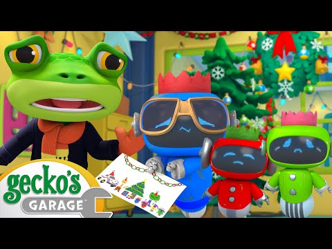 Christmas Party Gone Wrong at the Garage | Go Gecko's Garage! | Kids Cartoons