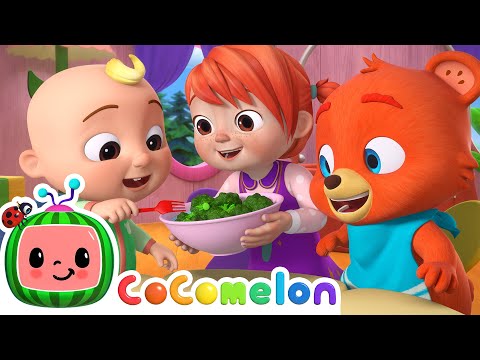 Yes Yes Vegetables (Baby Animal Version) | CoComelon Nursery Rhymes &amp; Kids Songs