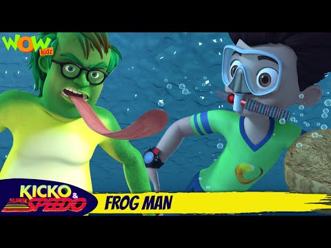 Frog Man | Ep06 | Kicko &amp; Super Speedo | S01| Popular TV Cartoon for Kids | Hindi Stories