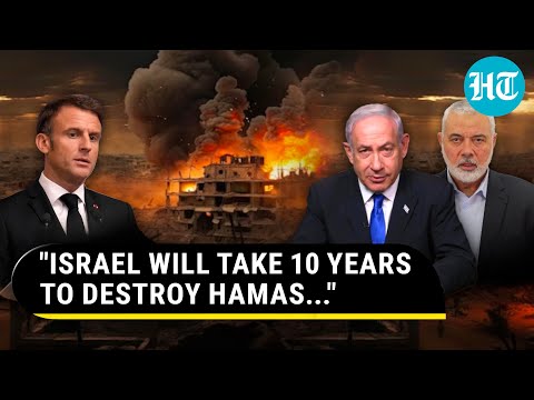 France's Macron Warns War Against Hamas Will Last 10 Years; 'No Security For Israel If...'