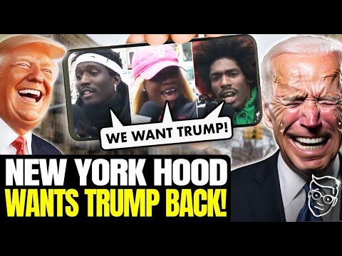 Fox News Asks New York Ghetto: 'Biden or Trump?' Answers STUN Reporter: 'Bring Trump BACK NOW!'