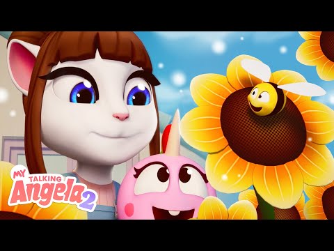 🌸🐝 Un-BEE-lievable Balcony Garden! 🐝🌸 My Talking Angela 2 Update Trailer