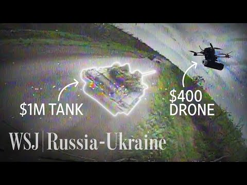 How Ukrainian DIY Drones Are Taking Out Russian Tanks | WSJ