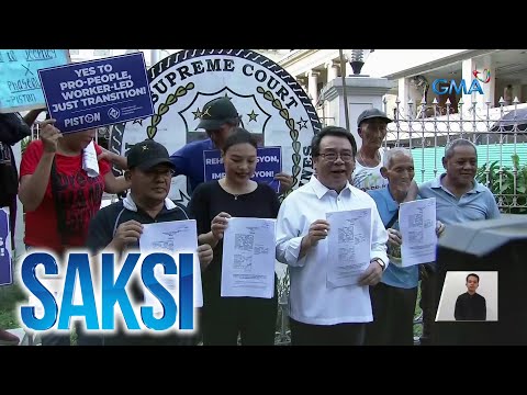 Mosyon para pigilan ang deadline ng PUV consolidation, inihain sa Korte Suprema | Saksi