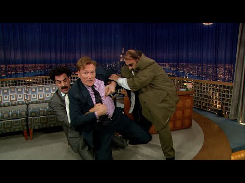 Borat Attempts to Harvest Conan&amp;rsquo;s Pubis | Late Night with Conan O&amp;rsquo;Brien