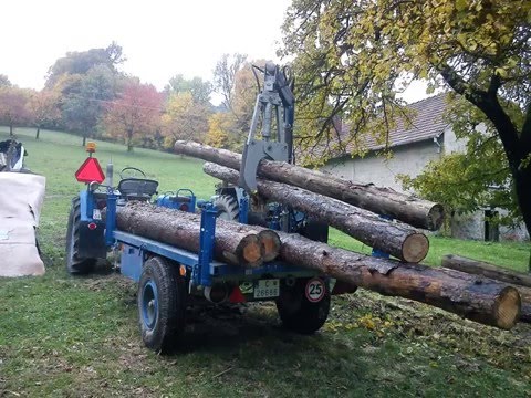 Nakladač za traktor a jeho využitie - Bronto ZTN 400