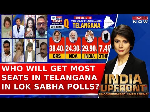 NDA &amp;amp; INDIA Neck To Neck But BRS To Get More Seats In Telangana | Lok Sabha Polls Survey