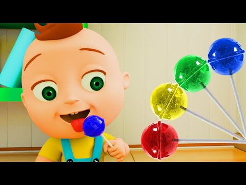 आइए रंग सीखें! बच्चों के लिए रंग गीत! - लाल पीला नीला हरा - Colors Song Baby - Berry बच्चों के गाने