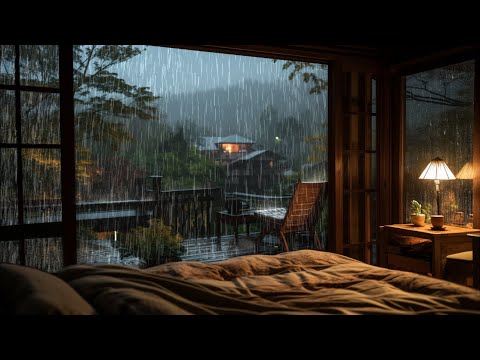 Soothing Rain by the window make you sleep instantly😴 | Say Goodbye to Stress and Insomnia