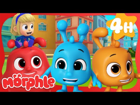 Blue, Orange and Red Colorful Morphle's! 🌈 | Cartoons for Kids | Mila and Morphle