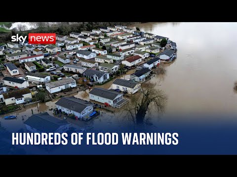 Wild weather: Hundreds of flood alerts and warnings in place across England