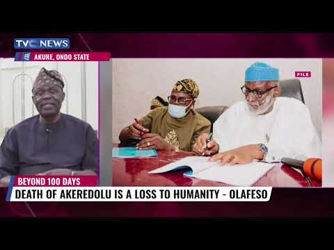 Loss of Frm Gov. Rotimi Akeredolu Very Tragic - Olafeso