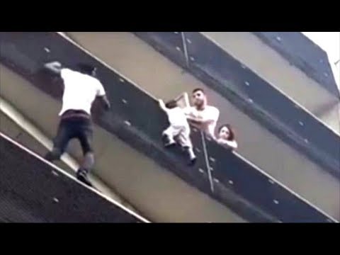 Malian hero scales Paris building to save child