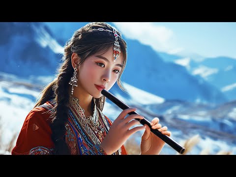 Relaxing Tibetan Flute Music || Eliminate Stress And Calm The Mind, Body Mind Restoration