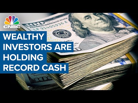 High net worth investors hold record cash