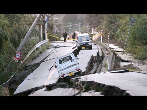 Japan's TSUNAMI triggered by EARTHQUAKE 7.6 Magnitude