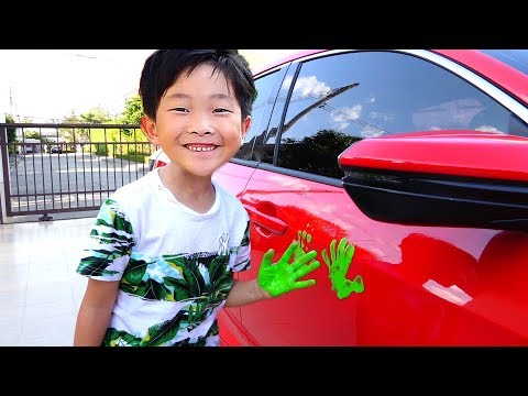 Color Change Pretend Play with Car Toys Activity