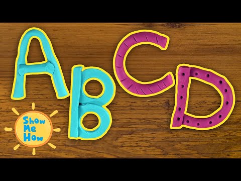 How to Make Play Dough Alphabet Letters | Show Me How Parent Video