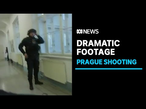 Czech authorities release bodycam footage following country's deadliest mass shooting | ABC News