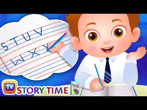 ChaCha Learns to Write - ChuChuTV Storytime Good Habits Bedtime Stories for Kids