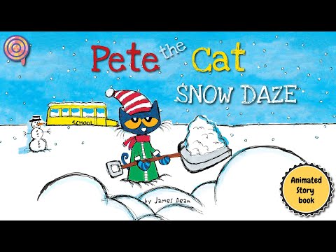 Pete the Cat Snow Daze | Animated Book | Read aloud