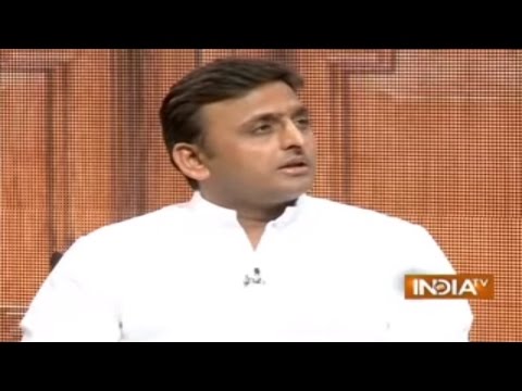 Akhilesh Yadav in Aap ki Adalat (Part 1) - India TV