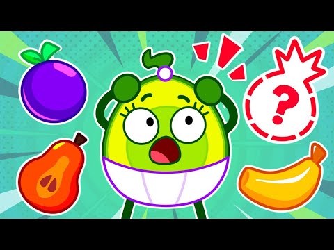 Learn Fruits &amp; Vegetables🎶 Vocabulary for Kids😆 Kids Fun Stories by Pit &amp; Penny Family