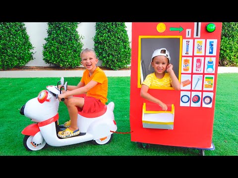 Vlad and Nikita vending machine kids toy story 2