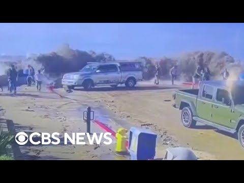 Watch massive waves in California crash along coast, flood streets