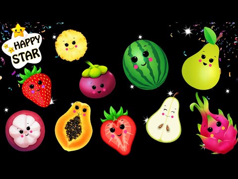 Fruit Salad Dance Party - Cutting Fruits Dancing - Fun Animation with Music - Hey Star Sensory