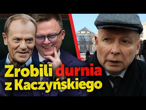 Zrobili z Kaczyńskiego durnia. Nici z draki. Hołownia i Tusk przenieśli posiedzenie Sejmu