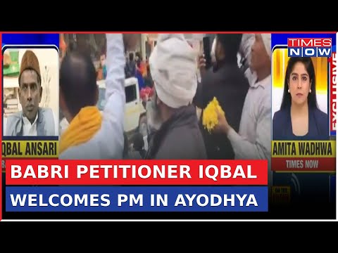 Babri Petitioner Iqbal Ansari Welcomes PM Modi in Ayodhya, Praises New Airport Development