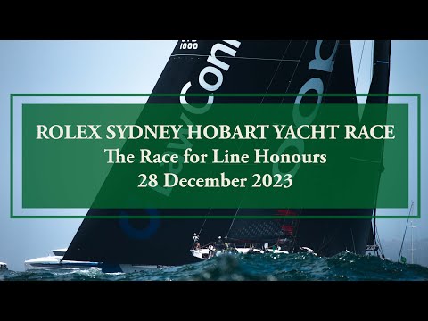 2023 Rolex Sydney Hobart Yacht Race  - Line Honours Finish