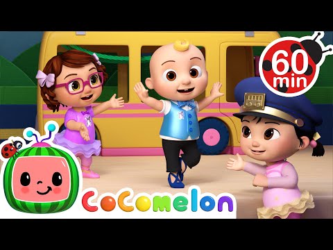 Wheels on the Bus (Cece's Pretend Play Version) + MORE CoComelon Nursery Rhymes &amp; Kids Songs