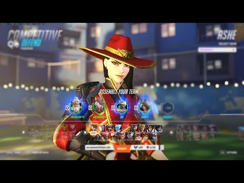 GALE SHOWS HIS ASHE SKILL - OVERWATCH 2 TOP 500 SEASON 8