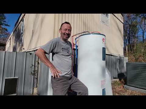 MOBILE HOME | Converting a 30-to-80-gallon water heater with recirculating pump. Part 1